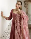 Gown and plazzo