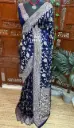Georgette mina jaal saree