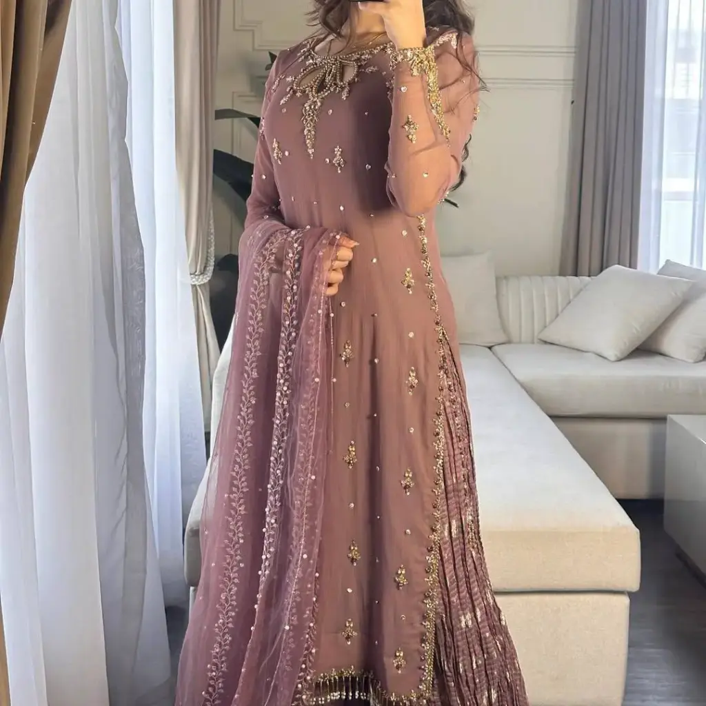 Top , plazzo and dupatta